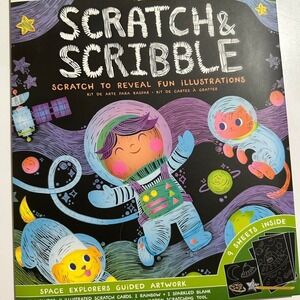 New Only Scratch & Scribble Space Explores Art‎ Kit